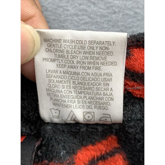 ESPN Fleece Lounge Pants Men’s Size Large Black Red 100% Polyester Game Day - Picture 13 of 14